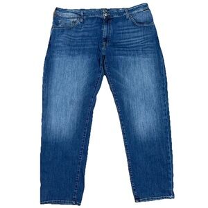 Mavi Jeans Men’s Zach Straight Leg Chino Pants Size 42 x 32 Stretch Whiskered